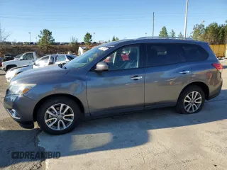 2016 Nissan Pathfinder S with VIN 5N1AR2MN5GC629639, listed as a Copart auction lot 50007035 with 130,771 mi miles and Clean Title. Bid and sale history available at carsss.com. Image 1.