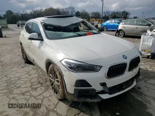 2022 BMW X2 sDrive28i with VIN WBXYH9C0XN5U53700, listed as a Copart auction lot 80884664 with 0 mi miles and Salvage Title. Bid and sale history available at carsss.com. Image 11.