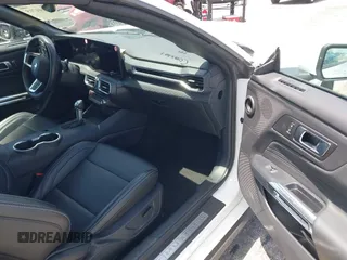 2025 Ford Mustang EcoBoost with VIN 1FAGP8UH4S5105984, listed as a IAAI auction lot 42144715 with 3,573 mi miles. Bid and sale history available at carsss.com. Image 5.