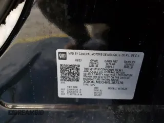 2024 GMC Terrain SLE with VIN 3GKALMEG4RL107176, listed as a Copart auction lot 87487244 with 22,818 mi miles and Salvage title. Bid and sale history available at DreamBid. Image 15.