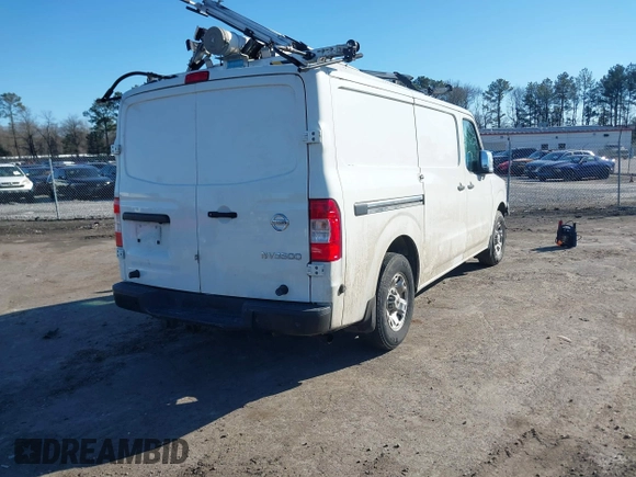 2021 Nissan NV SV with VIN 1N6AF0KY7MN804565, listed as a IAAI auction lot 41463307 with 107,688 mi miles. Bid and sale history available at carsss.com. Image 4.
