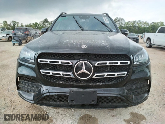2022 Mercedes-Benz GLS with VIN 4JGFF8GE4NA765606, listed as a Copart auction lot 45724033 with 8,837 mi miles. Bid and sale history available at carsss.com. Image 5.