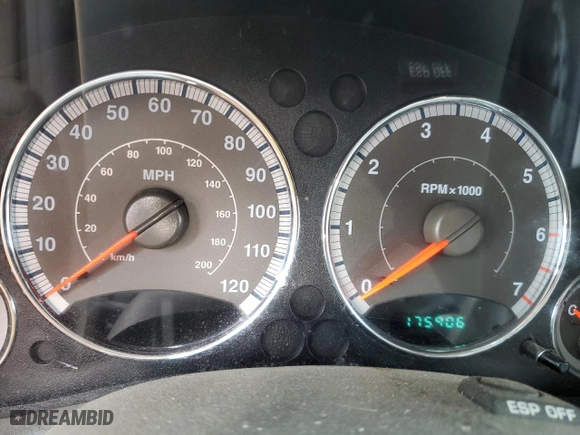 2007 Jeep Liberty Limited with VIN 1J8GL58K27W704628, listed as a Copart auction lot 48248155 with 0 mi miles and Clean Title. Bid and sale history available at carsss.com. Image 9.
