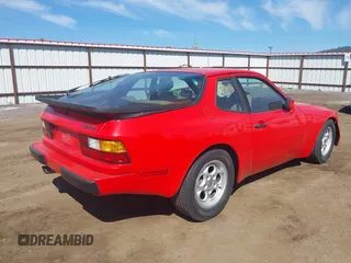 1984 Porsche 944 with VIN WP0AA0948EN456264, listed as a IAAI auction lot 42134801 with 54,339 mi miles and . Bid and sale history available at carsss.com. Image 4.