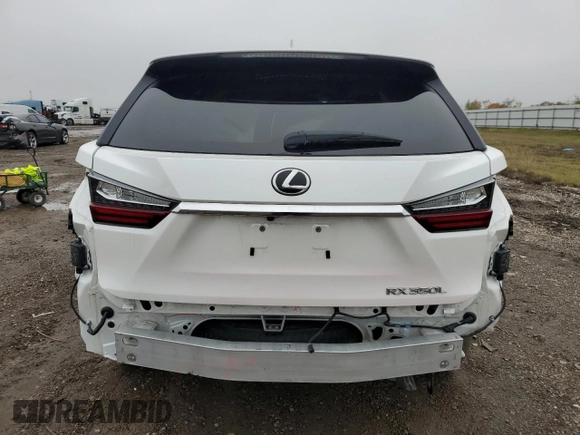 2020 Lexus RX 350L with VIN JTJHZKEA4L2015239, listed as a Copart auction lot 87478044 with 67,006 mi miles and Salvage title. Bid and sale history available at DreamBid. Image 6.