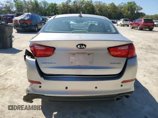 2014 Kia Optima EX with VIN 5XXGN4A76EG311621, listed as a Copart auction lot 49707395 with 66,968 mi miles and Salvage Title. Bid and sale history available at carsss.com. Image 6.
