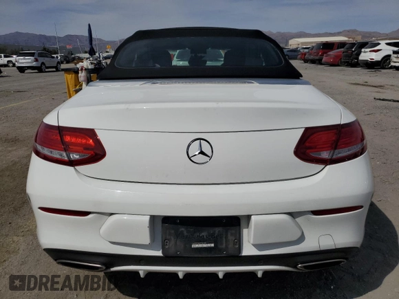 2018 Mercedes-Benz C 300 with VIN WDDWK4JB8JF605030, listed as a Copart auction lot 52539055 with 83,697 mi miles and Salvage title. Bid and sale history available at DreamBid. Image 7.