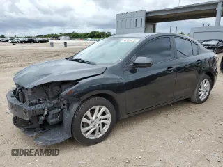 2012 Mazda 3 i Touring with VIN JM1BL1V72C1551024, listed as a Copart auction lot 58555415 with 128,043 mi miles and Salvage title. Bid and sale history available at DreamBid. Image 1.