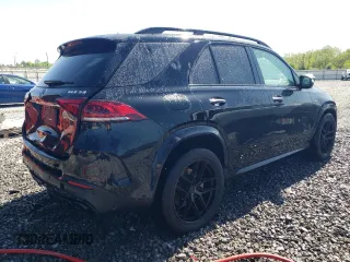 2021 Mercedes-Benz GLE 53 AMG with VIN 4JGFB6BB7MA573253, listed as a Copart auction lot 52195945 with 32,301 mi miles and Salvage title. Bid and sale history available at DreamBid. Image 3.
