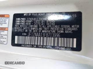 2015 Scion FR-S z VIN JF1ZNAA13F8713996, wystawiony jako IAAI lot #41189792 z przebiegiem 92 730 mil mil oraz . Historia ofert i sprzedaży dostępna na DreamBid. Obrazek 9.