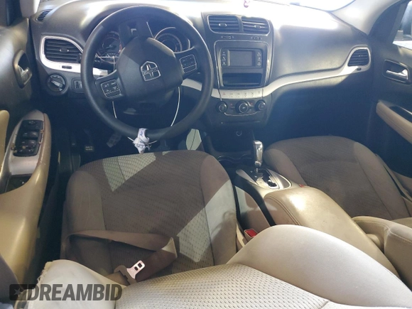 2017 Dodge Journey SXT with VIN 3C4PDCBG0HT572165, listed as a Copart auction lot 56673495 with Not provided miles and Salvage title. Bid and sale history available at DreamBid. Image 8.