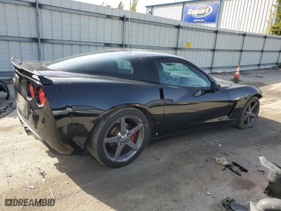 2007 Chevrolet Corvette with VIN 1G1YY25U575124659, listed as a Copart auction lot 47988875 with 136,168 mi miles and Salvage Title. Bid and sale history available at carsss.com. Image 3.