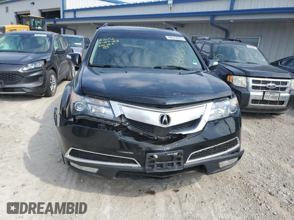 2013 Acura MDX Advance Pkg with VIN 2HNYD2H60DH521615, listed as a Copart auction lot 66623033 with 133,489 mi miles and Salvage Title. Bid and sale history available at carsss.com. Image 5.