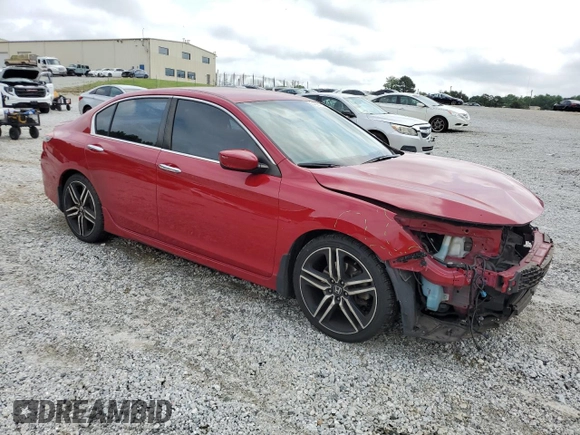 2016 Honda Accord Sport z VIN 1HGCR2F5XGA064568, wystawiony jako Copart lot #54691155 z przebiegiem 131 776 mil mil oraz Szkoda całkowita • Salvage title. Historia ofert i sprzedaży dostępna na DreamBid. Obrazek 4.