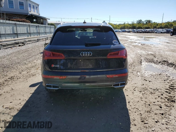 2018 Audi SQ5 Premium Plus with VIN WA1A4AFY7J2249312, listed as a Copart auction lot 74194984 with 80,446 mi miles and Salvage Title. Bid and sale history available at DreamBid. Image 6.