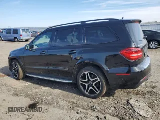2018 Mercedes-Benz GLS 550 with VIN 4JGDF7DE1JB092087, listed as a Copart auction lot 44409285 with 102,280 mi miles and Salvage title. Bid and sale history available at DreamBid. Image 2.