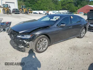2022 Lexus LS 500 z VIN JTHD51GF5N5010891, wystawiony jako Copart lot #59223265 z przebiegiem 34 289 mil mil oraz Szkoda całkowita • Salvage title. Historia ofert i sprzedaży dostępna na DreamBid. Obrazek 1.