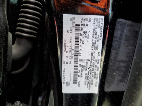 2018 Ford Focus SE with VIN 1FADP3F25JL256440, listed as a Copart auction lot 45380435 with 97,099 mi miles and Salvage Title. Bid and sale history available at carsss.com. Image 12.