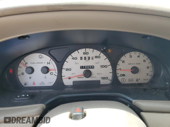 2003 Mercury Sable LS Premium with VIN 1MEFM55S83A604592, listed as a Copart auction lot 58505415 with 119,684 mi miles and Salvage title. Bid and sale history available at DreamBid. Image 9.