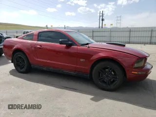 2008 Ford Mustang Deluxe with VIN 1ZVHT80NX85140251, listed as a Copart auction lot 52369645 with 143,646 mi miles and Salvage Title. Bid and sale history available at carsss.com. Image 4.