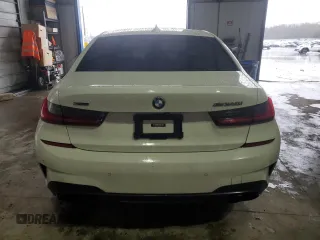 2021 BMW 3 Series M340i xDrive with VIN 3MW5U9J02M8B60533, listed as a Copart auction lot 84322494 with 0 mi miles and Salvage Title. Bid and sale history available at carsss.com. Image 6.