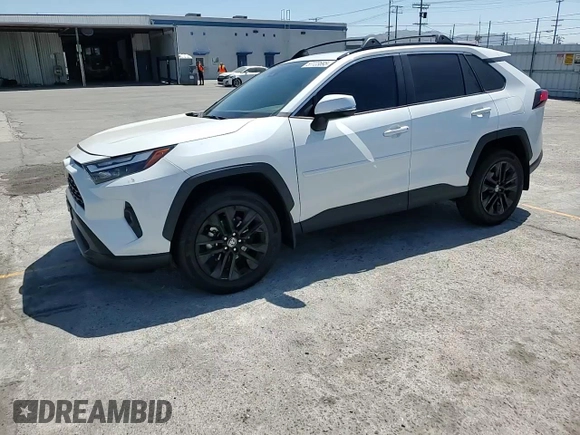 2025 Toyota RAV4 XLE Premium with VIN 2T3C1RFV4SW388253, listed as a Copart auction lot 57723695 with 1,137 mi miles and Salvage title. Bid and sale history available at DreamBid. Image 14.