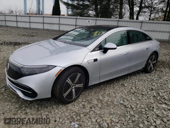 2023 Mercedes-Benz EQS 450 z VIN W1KCG2EB4PA024049, wystawiony jako Copart lot #41741594 z przebiegiem Nie podano mil oraz . Historia ofert i sprzedaży dostępna na DreamBid. Obrazek 1.