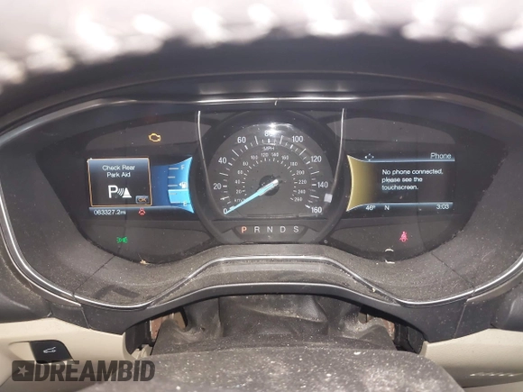 2016 Ford Fusion SE with VIN 3FA6P0T94GR268243, listed as a IAAI auction lot 41690685 with 63,327 mi miles. Bid and sale history available at carsss.com. Image 7.