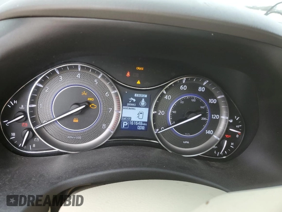 2016 Infiniti QX80 with VIN JN8AZ2NC0G9400496, listed as a Copart auction lot 43552395 with 161,648 mi miles and Salvage Title. Bid and sale history available at DreamBid. Image 9.