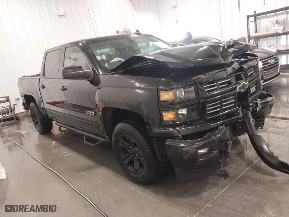2015 Chevrolet Silverado 1500 LTZ with VIN 3GCUKSEJ9FG448699, listed as a IAAI auction lot 41372615 with 156,010 mi miles. Bid and sale history available at carsss.com. Image 1.