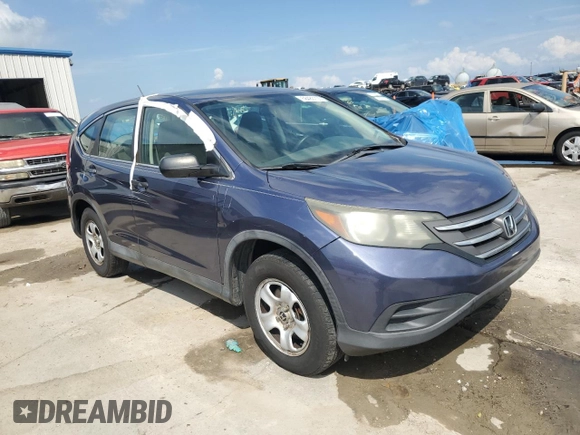 2013 Honda CR-V LX with VIN 3CZRM3H39DG710506, listed as a Copart auction lot 58483705 with 245,244 mi miles and Non repairable. Bid and sale history available at DreamBid. Image 4.