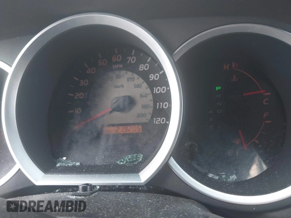 2006 Toyota Tacoma PreRunner with VIN 5TEJU62N96Z189468, listed as a IAAI auction lot 41938697 with 219,205 mi miles and . Bid and sale history available at DreamBid. Image 7.