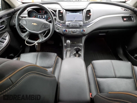 2018 Chevrolet Impala Premier with VIN 2G1125S33J9170355, listed as a Copart auction lot 51070625 with 107,899 mi miles and Salvage Title. Bid and sale history available at DreamBid. Image 8.