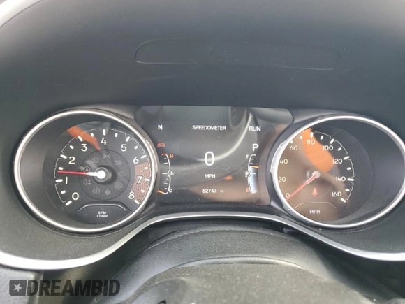 2020 Jeep Compass Limited z VIN 3C4NJDCB0LT106804, wystawiony jako Copart lot #56569215 z przebiegiem 82 747 mil mil oraz Szkoda całkowita • Salvage title. Historia ofert i sprzedaży dostępna na DreamBid. Obrazek 9.