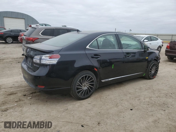 2010 Lexus HS 250h with VIN JTHBB1BA1A2004190, listed as a Copart auction lot 44452135 with 144,702 mi miles and Salvage Title. Bid and sale history available at DreamBid. Image 3.