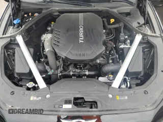 2022 Genesis G70 3.3T z VIN KMTG54TE5NU102507, wystawiony jako Copart lot #43708805 z przebiegiem 25 474 mil mil oraz Szkoda całkowita • Salvage title. Historia ofert i sprzedaży dostępna na DreamBid. Obrazek 11.