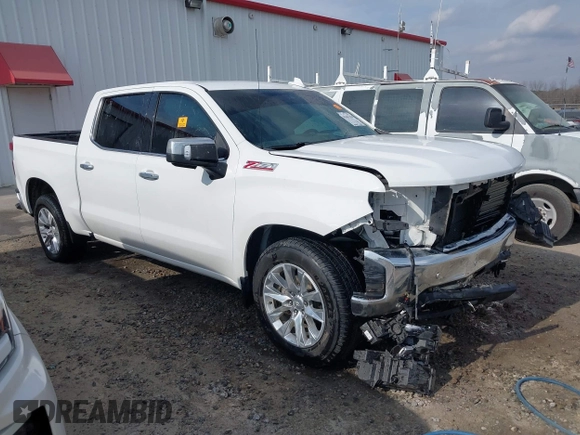 2020 Chevrolet Silverado 1500 LTZ with VIN 3GCUYGED3LG169721, listed as a IAAI auction lot 41447376 with 63,567 mi miles and . Bid and sale history available at DreamBid. Image 1.