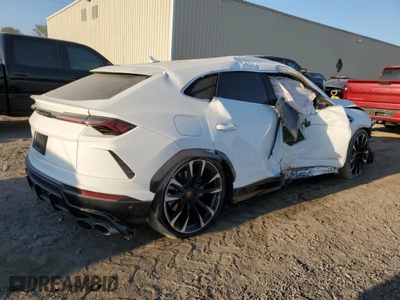 2022 Lamborghini Urus z VIN ZPBUA1ZL8NLA22604, wystawiony jako Copart lot #77174164 z przebiegiem Nie podano mil oraz Szkoda całkowita • Salvage title. Historia ofert i sprzedaży dostępna na DreamBid. Obrazek 3.