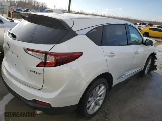 2020 Acura RDX with VIN 5J8TC1H3XLL001900, listed as a Copart auction lot 36689703 with 0 mi miles and Salvage Title. Bid and sale history available at carsss.com. Image 3.