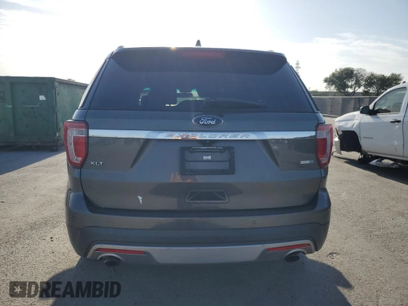 2016 Ford Explorer XLT with VIN 1FM5K8DHXGGC28521, listed as a Copart auction lot 53858875 with Not Provided miles and Clean Title. Bid and sale history available at carsss.com. Image 6.