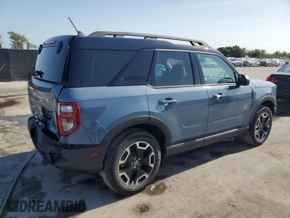 2024 Ford Bronco Sport Outer Banks with VIN 3FMCR9C65RRF37446, listed as a Copart auction lot 54663875 with 1,819 mi miles and Non repairable. Bid and sale history available at DreamBid. Image 3.
