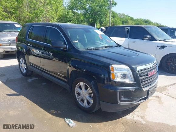 2017 GMC Terrain SLE with VIN 2GKALMEK2H6244978, listed as a IAAI auction lot 42011037 with 147,976 mi miles. Bid and sale history available at carsss.com. Image 1.