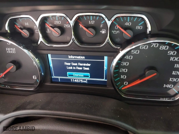 2019 Chevrolet Tahoe LT with VIN 1GNSCBKC7KR133119, listed as a IAAI auction lot 41570650 with 114,575 mi miles. Bid and sale history available at carsss.com. Image 7.