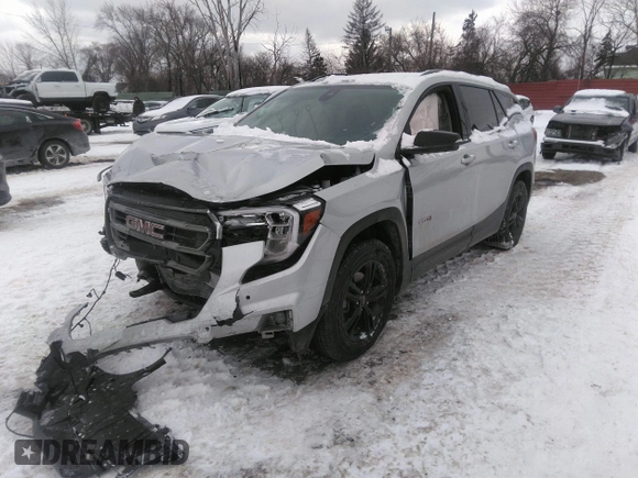 2022 GMC Terrain AT4 with VIN 3GKALYEV8NL238692, listed as a IAAI auction lot 41600473 with 35,768 mi miles and . Bid and sale history available at DreamBid. Image 17.
