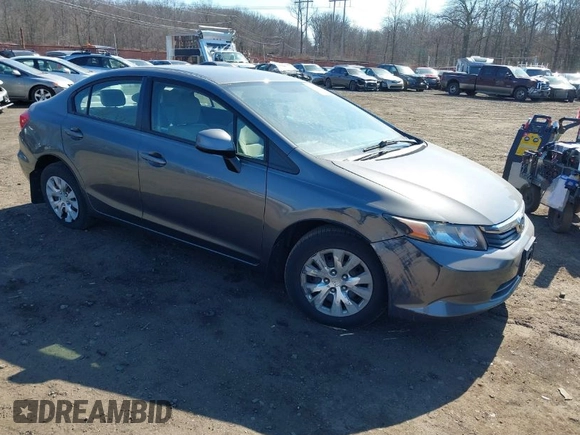 2012 Honda Civic LX z VIN 19XFB2F52CE329264, wystawiony jako IAAI lot #41654894 z przebiegiem 110 836 mil mil oraz . Historia ofert i sprzedaży dostępna na DreamBid. Obrazek 1.