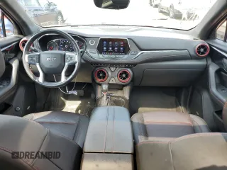 2022 Chevrolet Blazer RS with VIN 3GNKBKRS9NS116551, listed as a Copart auction lot 60444725 with 61,186 mi miles and Salvage title. Bid and sale history available at DreamBid. Image 8.