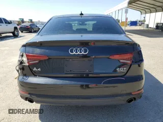 2018 Audi A4 Premium Plus with VIN WAUENAF42JA038894, listed as a Copart auction lot 57449545 with 57,247 mi miles and Salvage title. Bid and sale history available at DreamBid. Image 6.