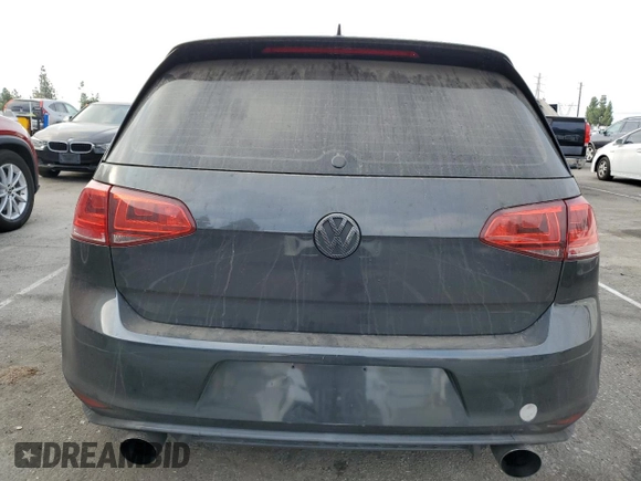 2016 Volkswagen GTI S with VIN 3VWYT7AU1GM034540, listed as a Copart auction lot 72535414 with 103,288 mi miles and Salvage Title. Bid and sale history available at DreamBid. Image 6.