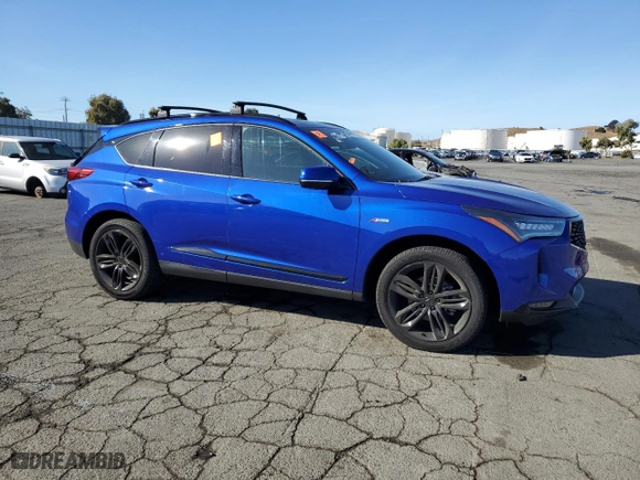 2023 Acura RDX w/A-Spec Package with VIN 5J8TC1H64PL008325, listed as a Copart auction lot 78928504 with 0 mi miles and Salvage Title. Bid and sale history available at carsss.com. Image 4.