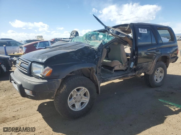 1999 Toyota 4Runner SR5 with VIN JT3HN86R6X0207175, listed as a Copart auction lot 49675265 with 161,329 mi miles and Salvage Title. Bid and sale history available at carsss.com. Image 1.